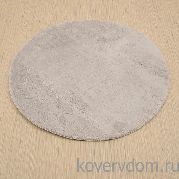 Ковер из искусственного меха Chic 1000A SILVER_5001 круг