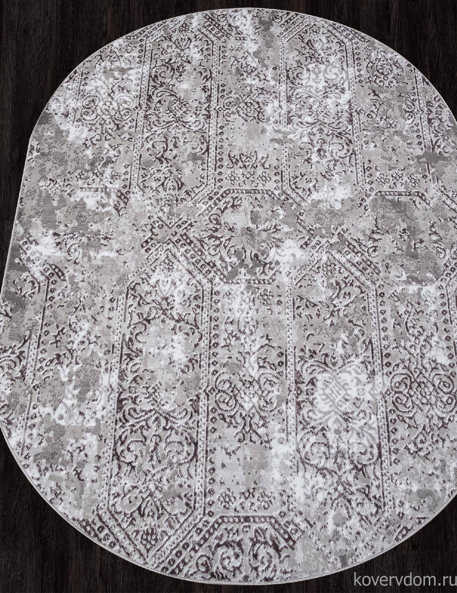 Ковер SILVER F390 GRAY Овал Ковер SILVER F390 GRAY Овал