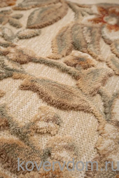 Рельефный ковер из вискозы GENOVA 38027 6262 60 КРУГ Рельефный ковер из вискозы GENOVA 38027 6262 60 КРУГ