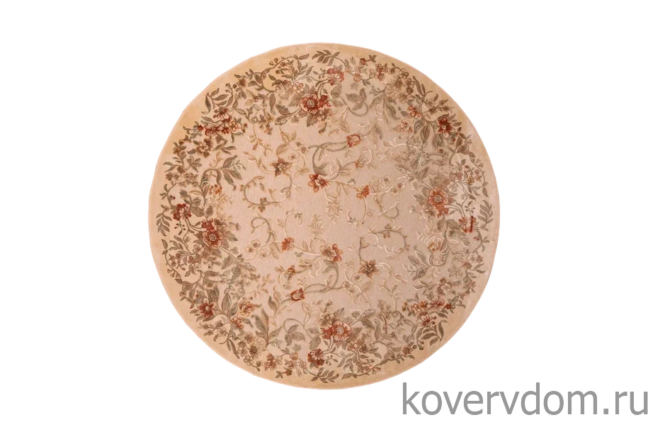 Рельефный ковер из вискозы GENOVA 38027 6262 60 КРУГ Рельефный ковер из вискозы GENOVA 38027 6262 60 КРУГ