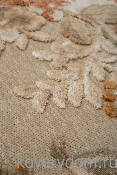 Рельефный ковер из вискозы GENOVA 38027 6262 60 КРУГ Рельефный ковер из вискозы GENOVA 38027 6262 60 КРУГ