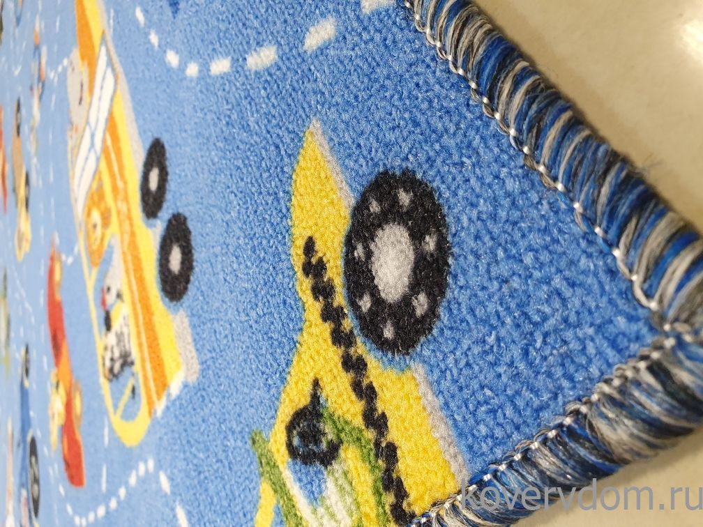 Детский ковер-палас ZVEROPOLIS сине-голубой  Детский ковер-палас ZVEROPOLIS сине-голубой