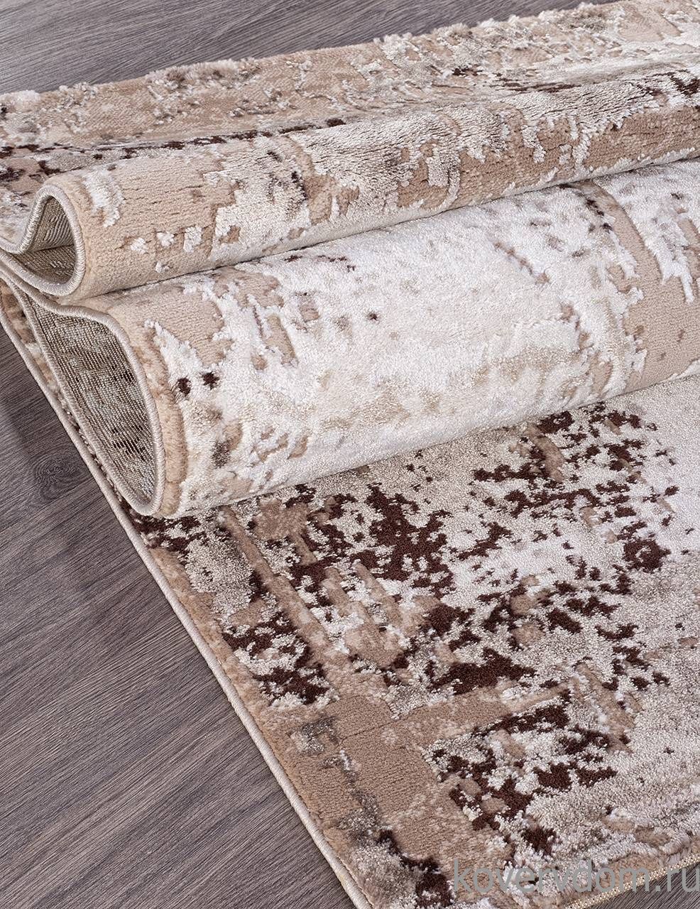 Ковер гранжевый ARMINA 04047B DARK BROWN Ковер гранжевый ARMINA 04047B DARK BROWN