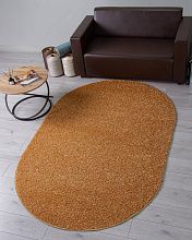 Ковер длинноворсовый в спальню LANA-A T600 BEIGE 7 Овал