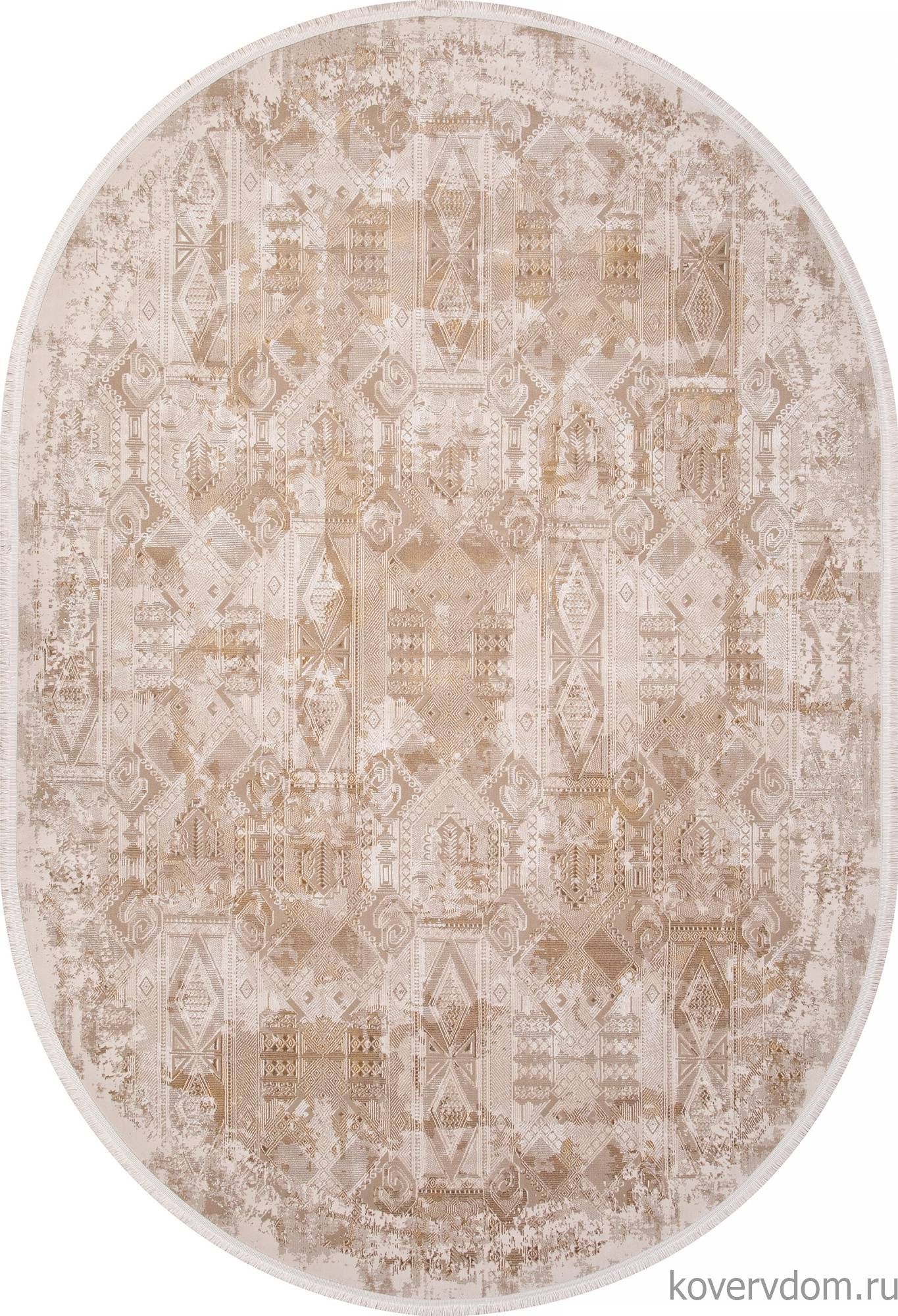 Ковер LISSABON SI023B BROWN / BROWN Овал Ковер LISSABON SI023B BROWN / BROWN Овал