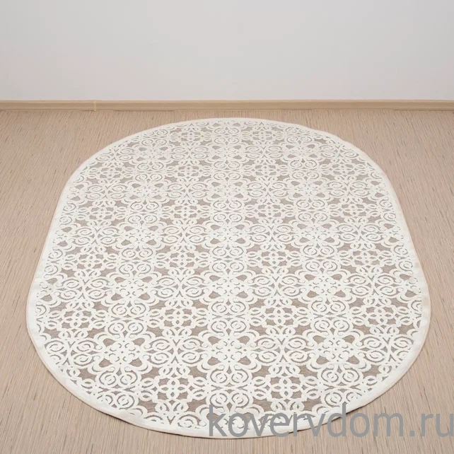 Рельефный ковер из вискозы GENOVA 38036 6565 90 ОВАЛ