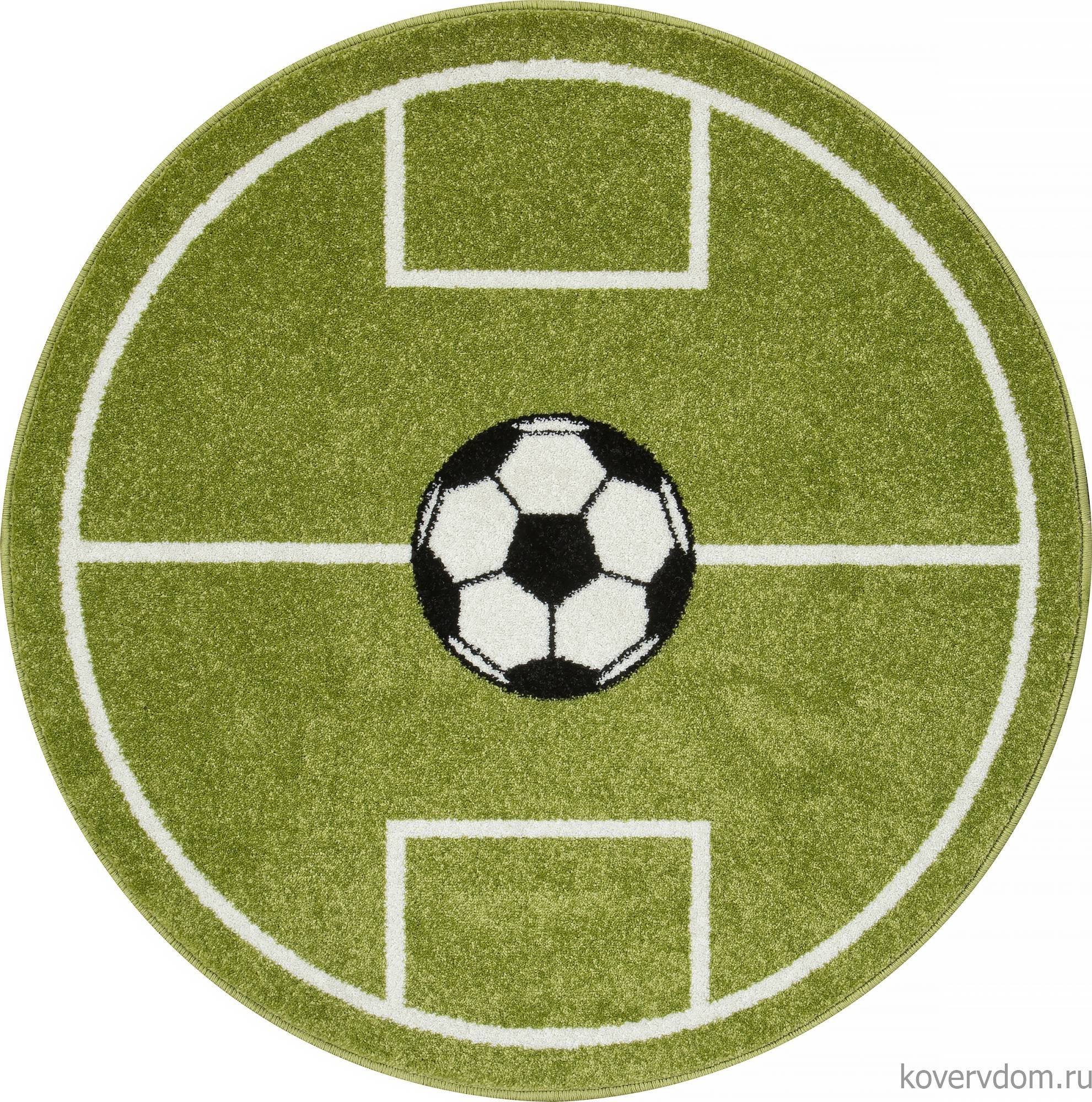 Ковер с футбольным полем SMILE NC11 GREEN Круг