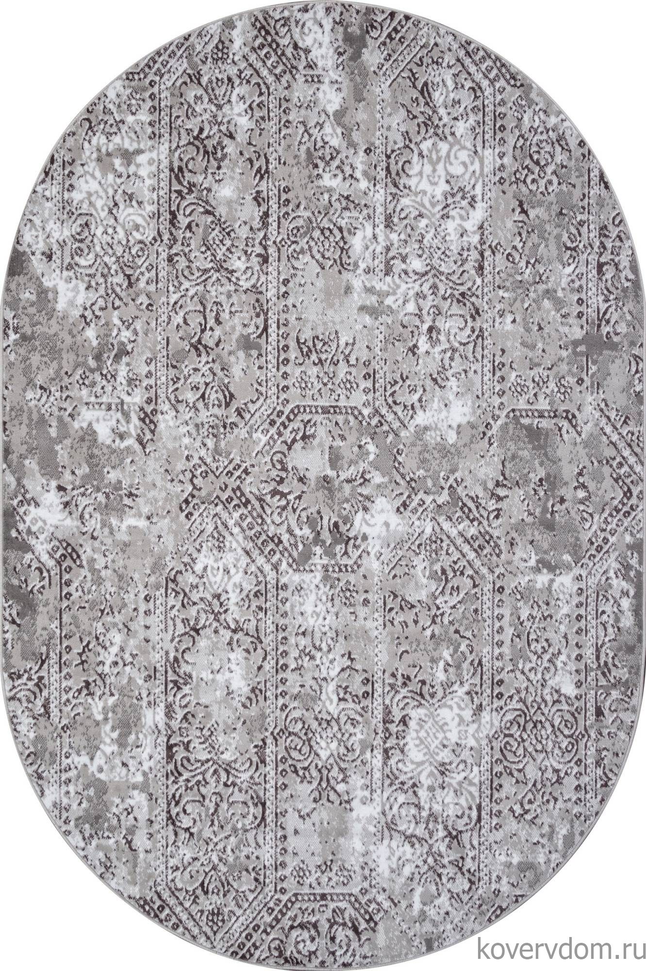 Ковер SILVER F390 GRAY Овал Ковер SILVER F390 GRAY Овал