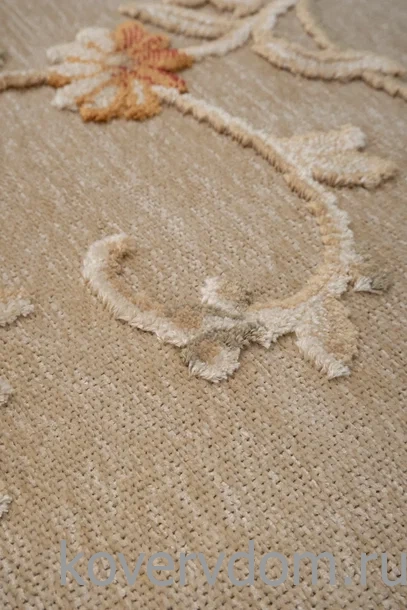 Рельефный ковер из вискозы GENOVA 38027 6262 60 КРУГ Рельефный ковер из вискозы GENOVA 38027 6262 60 КРУГ