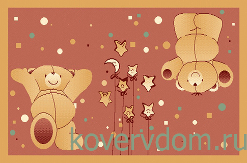 Детский ковер Пушистые медвежата 4284-41