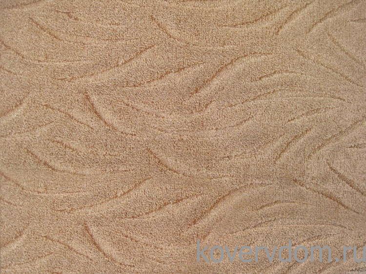 Однотонный ковер-палас Aria 235 бежевый 