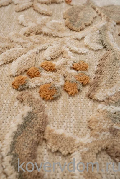 Рельефный ковер из вискозы GENOVA 38027 6262 60 КРУГ Рельефный ковер из вискозы GENOVA 38027 6262 60 КРУГ