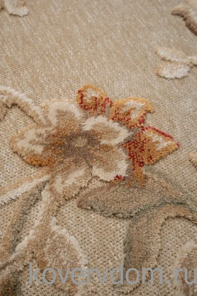 Рельефный ковер из вискозы GENOVA 38027 6262 60 КРУГ Рельефный ковер из вискозы GENOVA 38027 6262 60 КРУГ