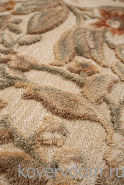 Рельефный ковер из вискозы GENOVA 38027 6262 60 КРУГ Рельефный ковер из вискозы GENOVA 38027 6262 60 КРУГ