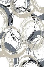 Мягкий ковер белый Альфа 88010-2655