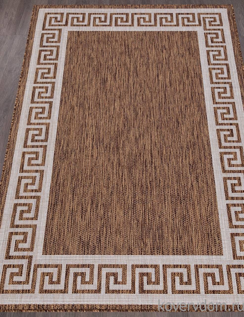 Ковер циновка VEGAS S002 BROWN-CREAM Ковер циновка VEGAS S002 BROWN-CREAM