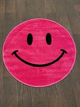 Ковер розовый SMILE 2-A NC19 PINK Круг