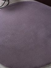 Ковер длинноворсовый в спальню RABBIT LUXE PX2001 GRAY Круг