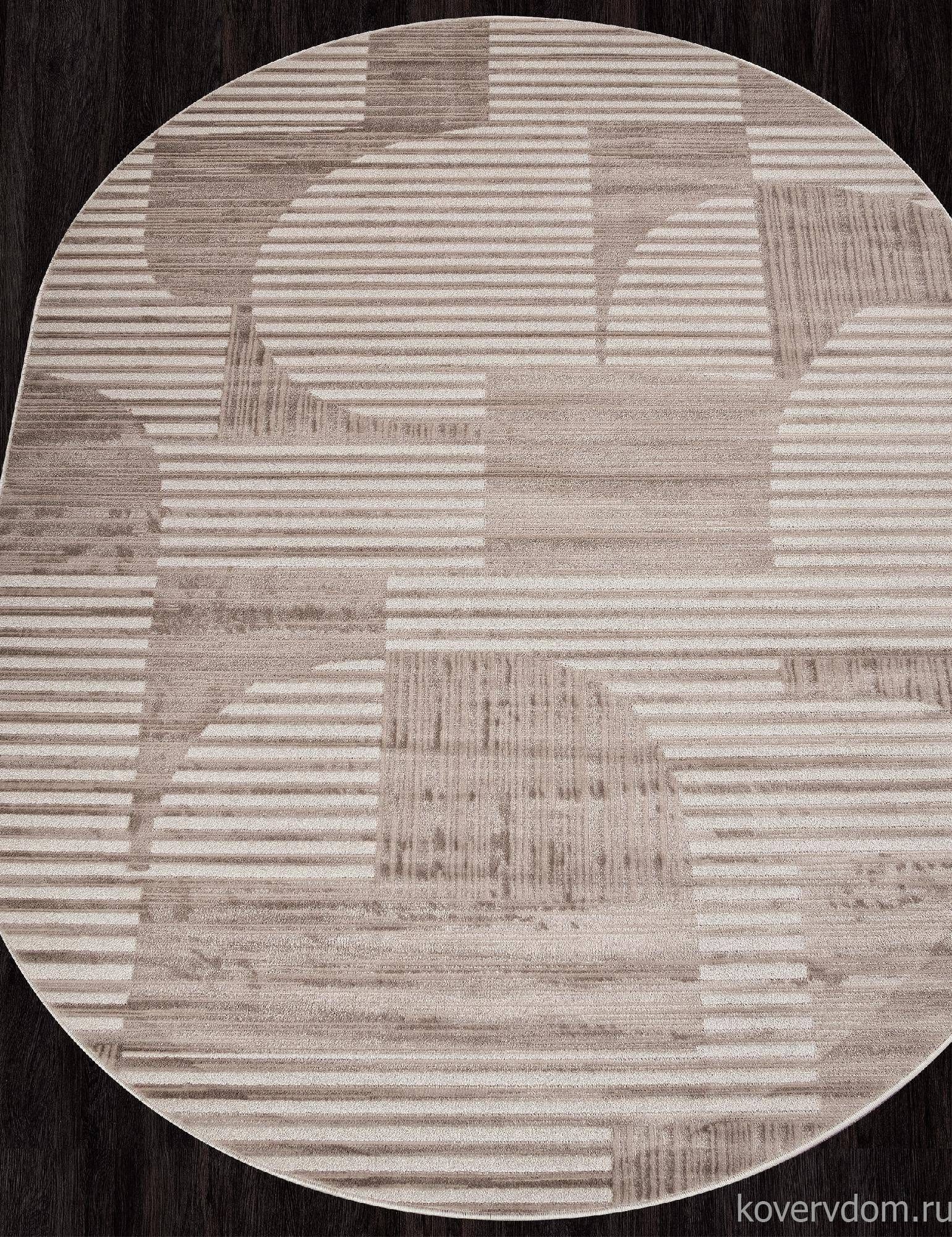 Ковер DIOS F440 BEIGE Овал Ковер DIOS F440 BEIGE Овал