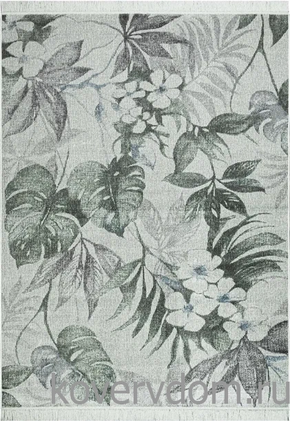 Ковер из вискозы и хлопка с цветами ROYAL PALACE 2020 R 17710 6767