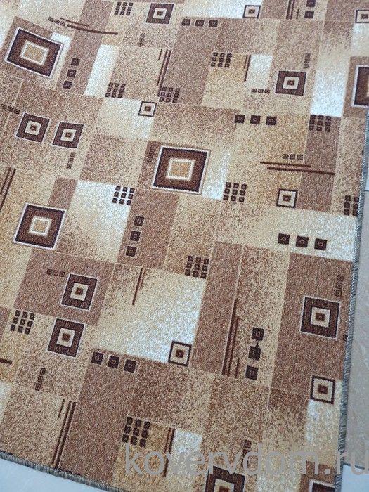 Ковер-палас  АБСТРАКЦИЯ 1170-43 бежево-коричневый 