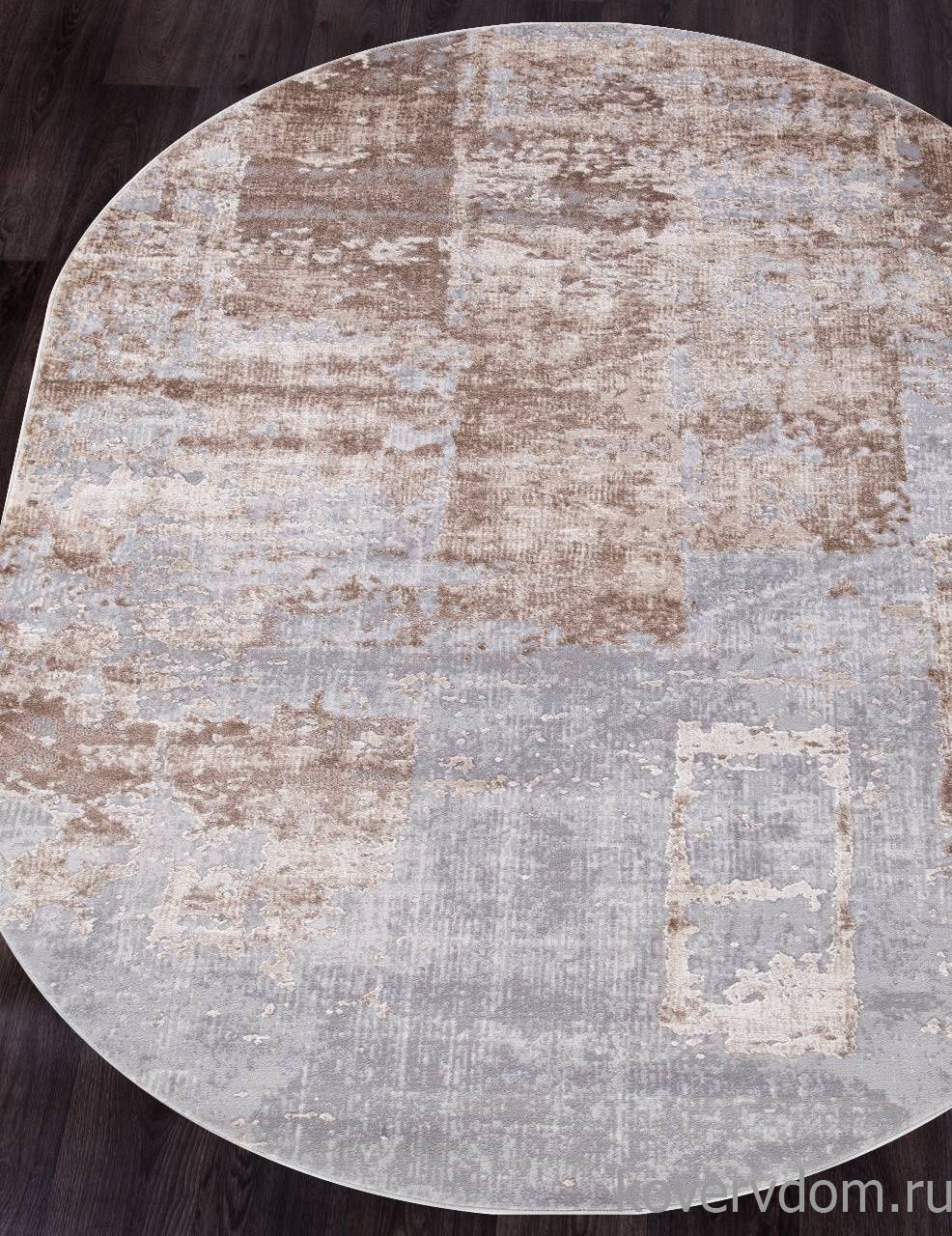 Ковер TOKIO 15489A BEIGE / BROWN Овал