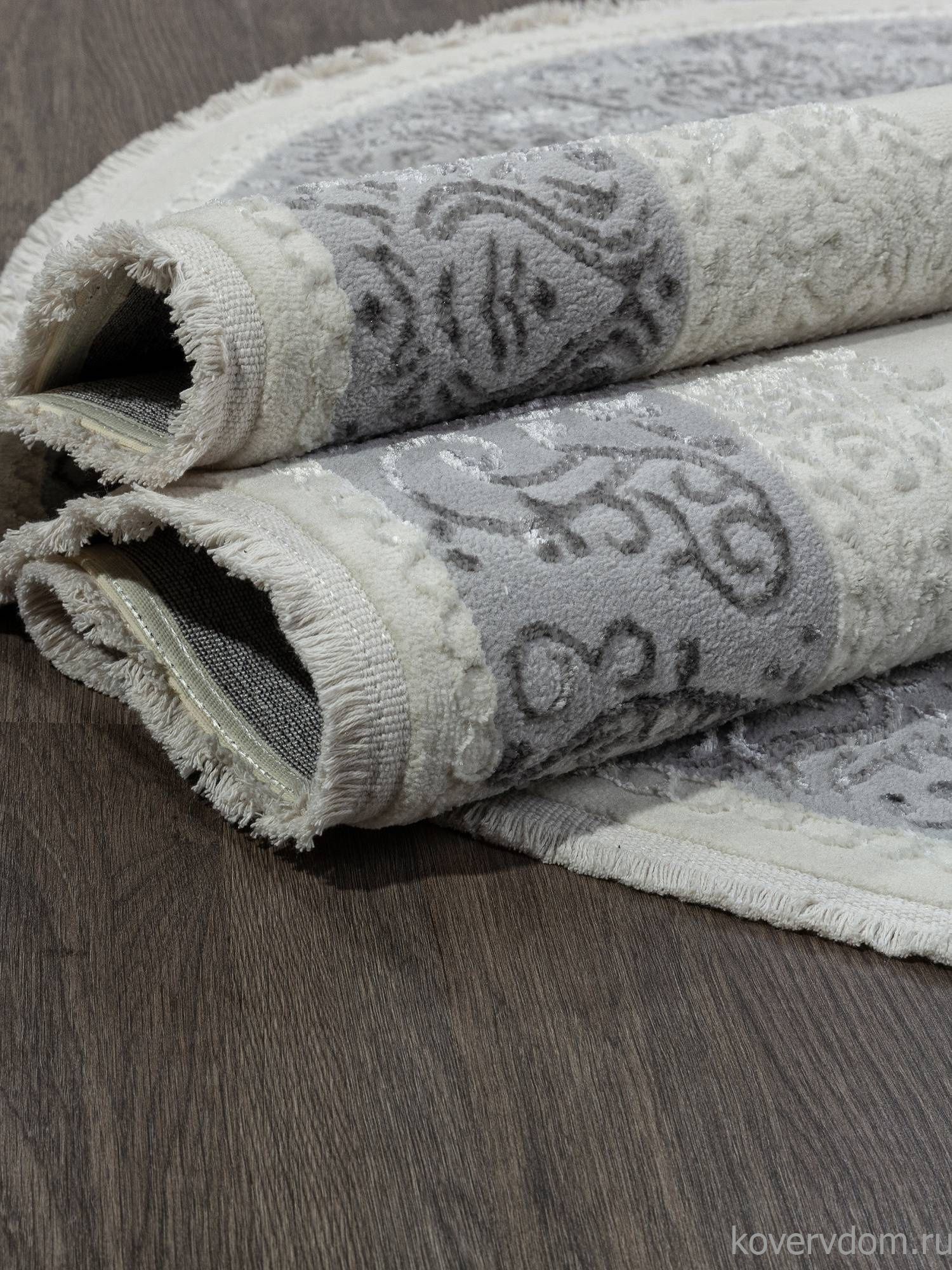 Ковер SAHARA 00759B CREAM HB / GREY FDY Овал