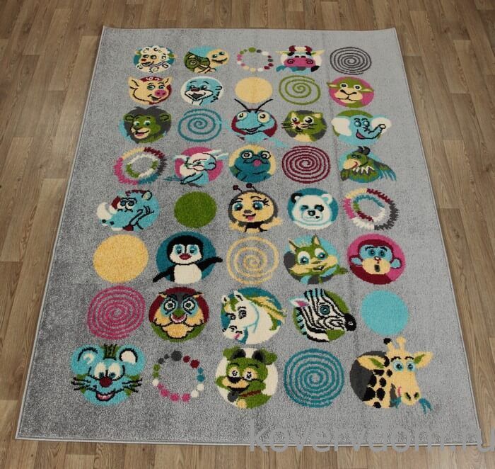 Ковер детский FUNKY TOP SUS graphite