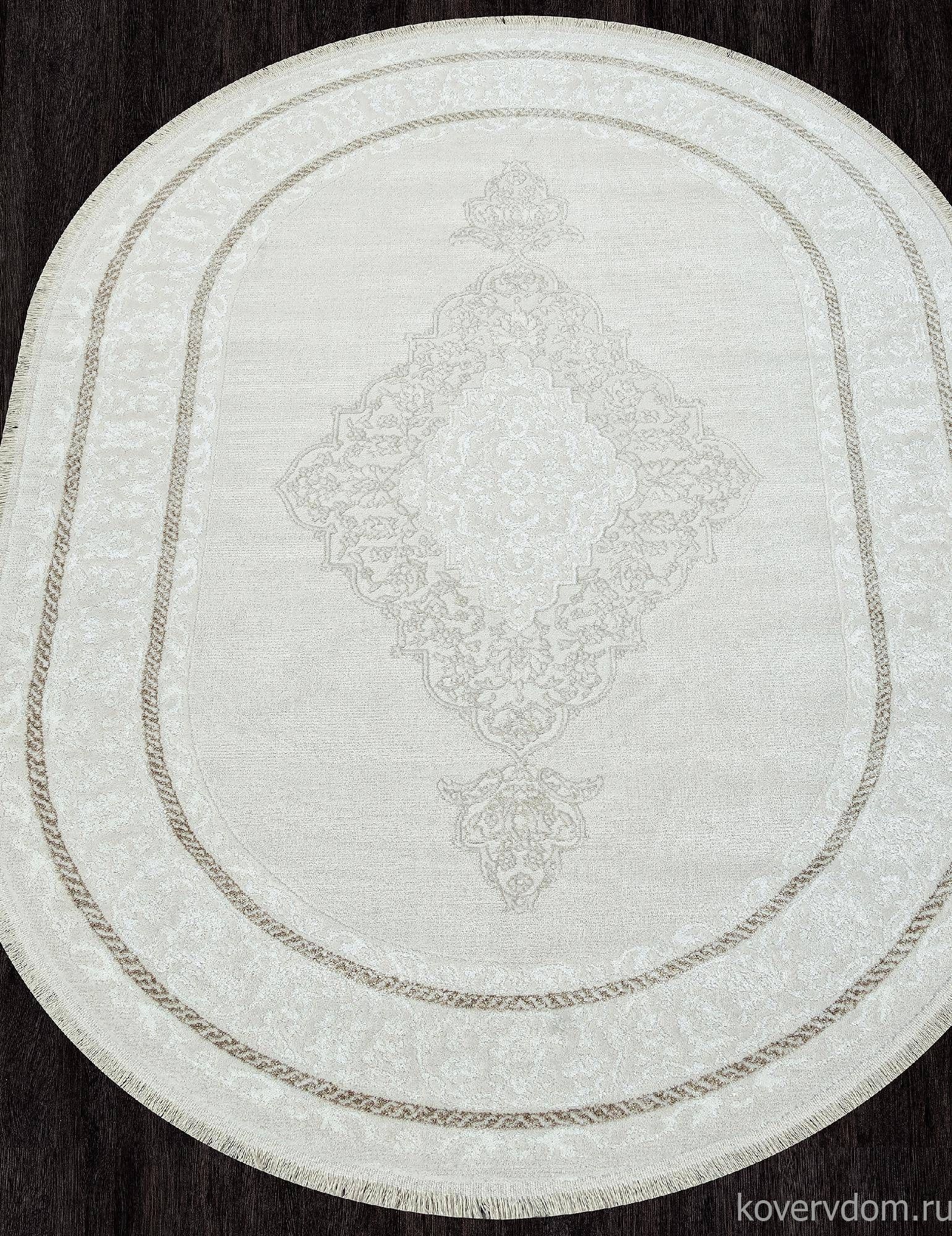 Ковер RUBI 26737Z CREAM / CREAM Овал Ковер RUBI 26737Z CREAM / CREAM Овал