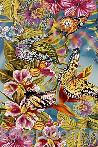 Детский ковер Бабочки Кристэл С015 multicolor 