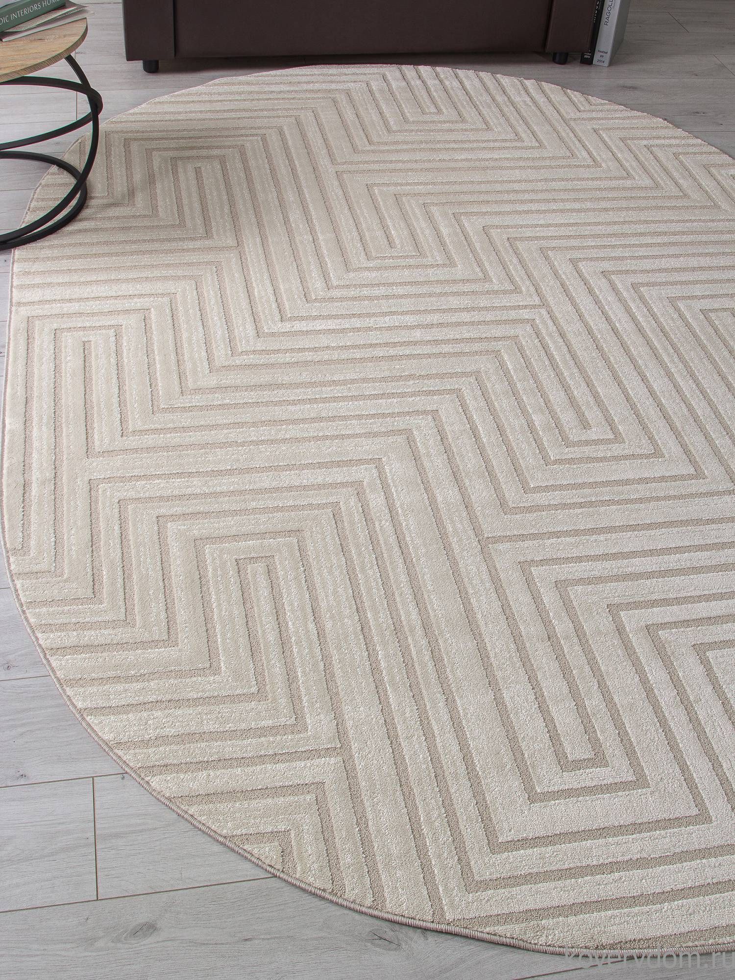 Ковер DIOS F412 LIGHT CREAM Овал