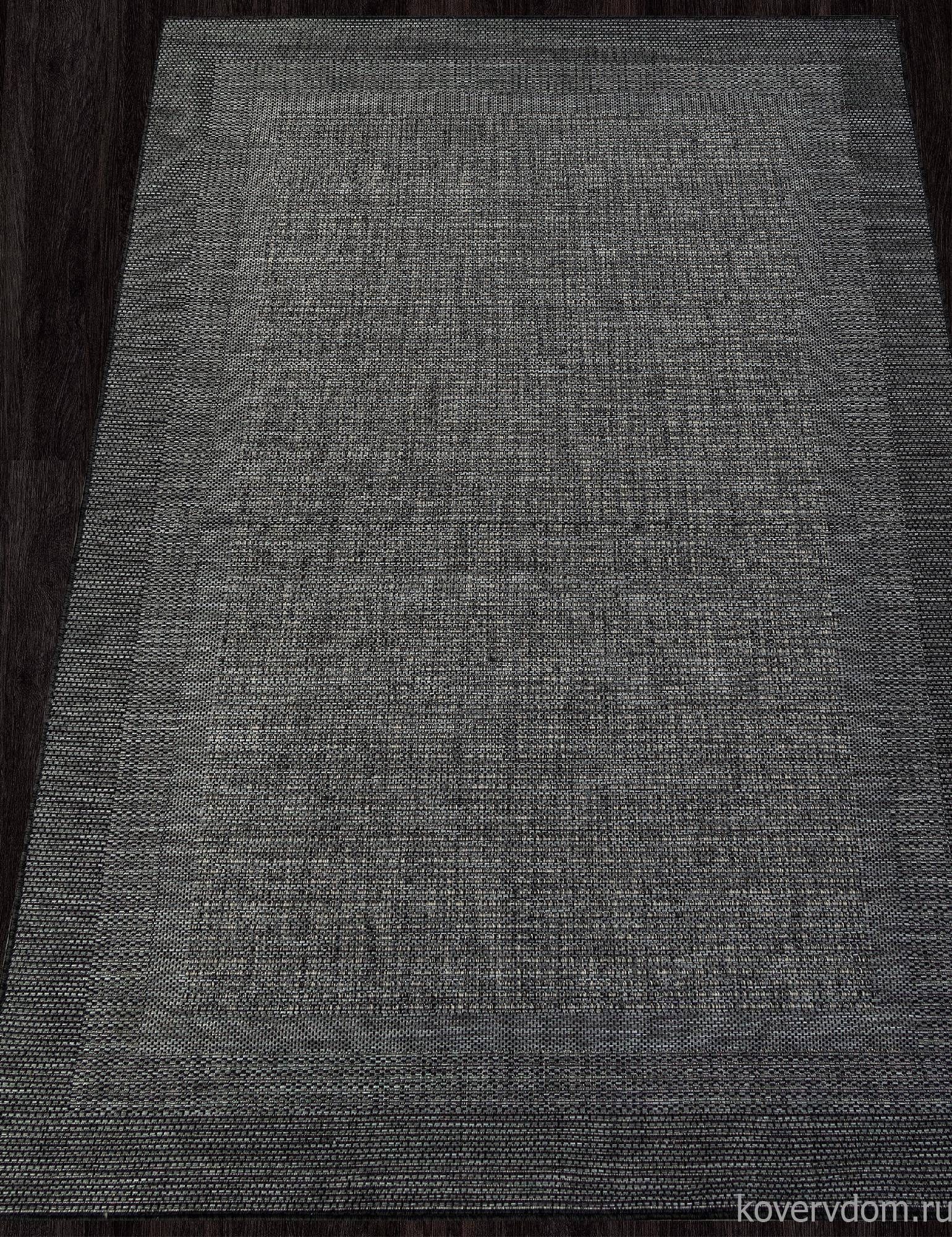 Ковер-циновка INDIGO S117 D.GRAY-BLACK