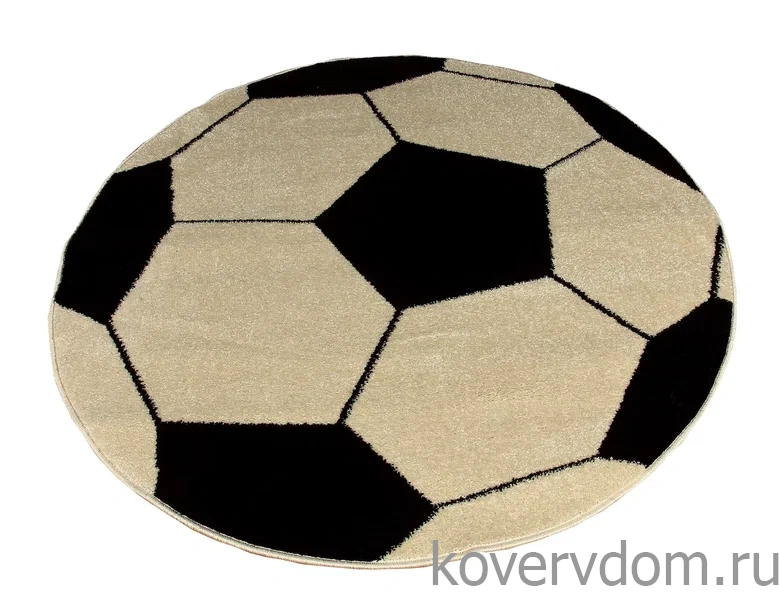 Ковер детский FUNKY TOP KIK cream ROUND