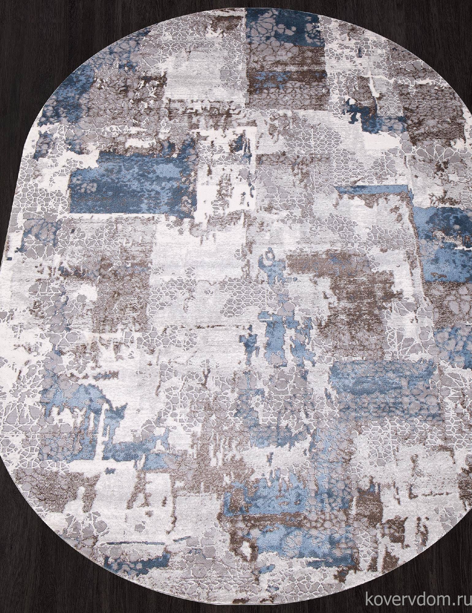 Ковер ARMINA 03857A BLUE / BLUE Овал Ковер ARMINA 03857A BLUE / BLUE Овал