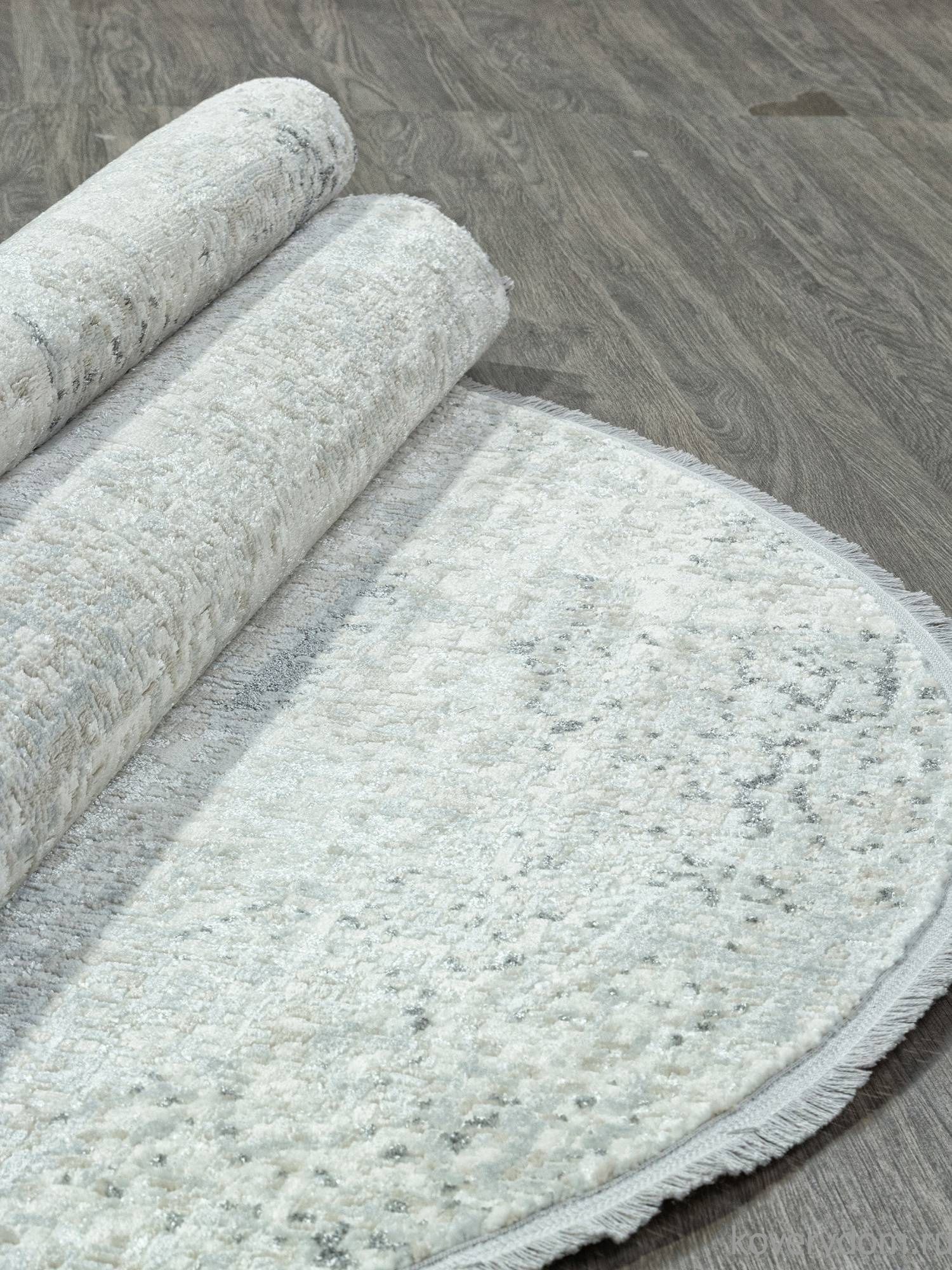 Ковер RUBI 26762Z CREAM / L.GREY Овал Ковер RUBI 26762Z CREAM / L.GREY Овал