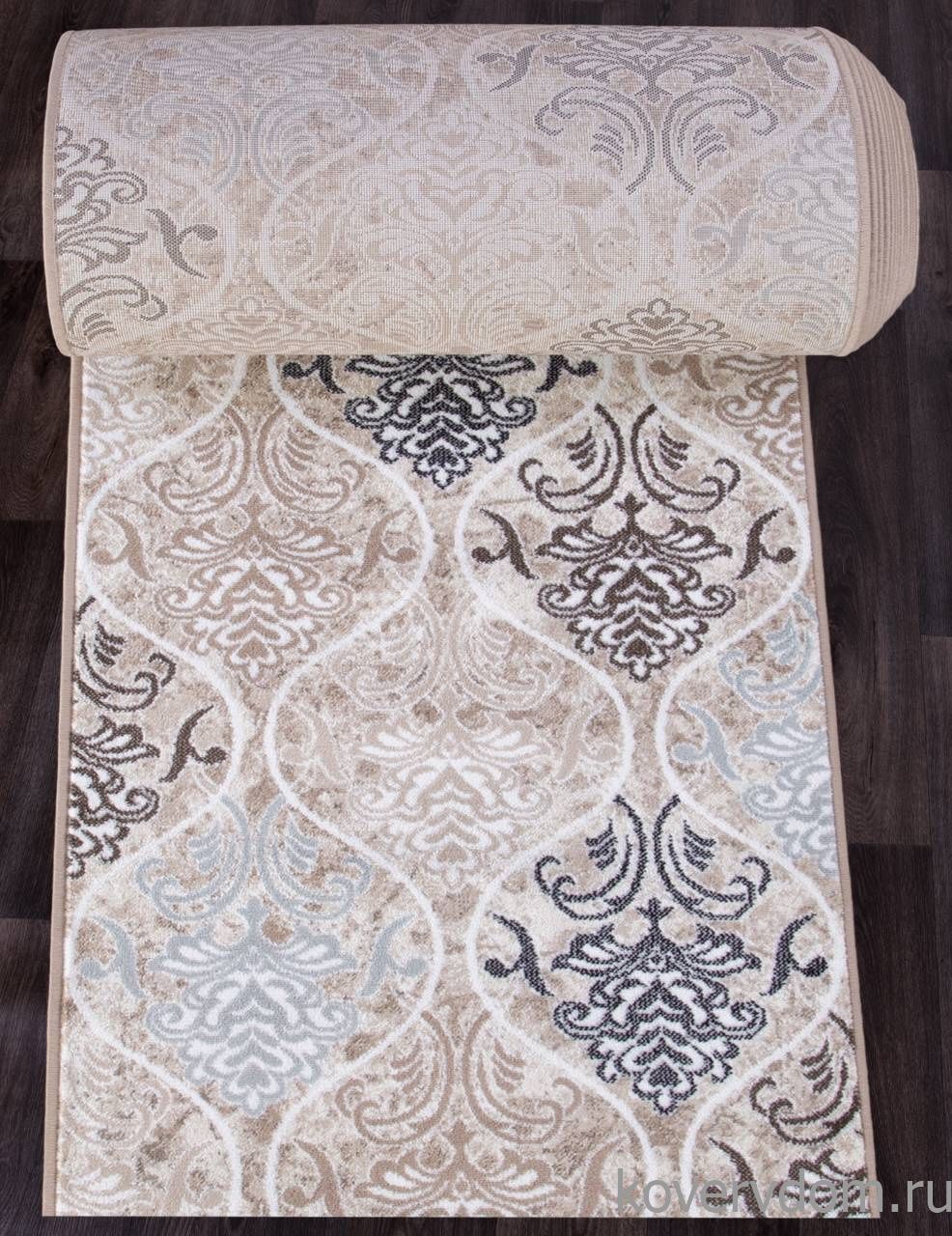 Ковровая Дорожка VALENCIA DELUXE D310 CREAM-BROWN